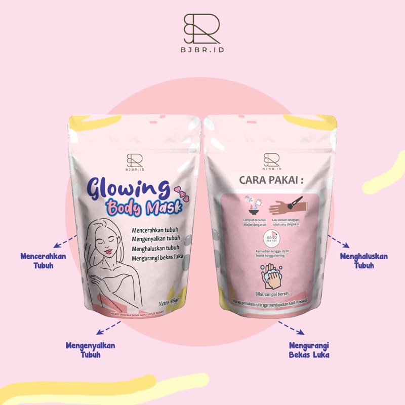 GLOWING BODY MASK / MASKER PEMUTIH BADAN ALAMI