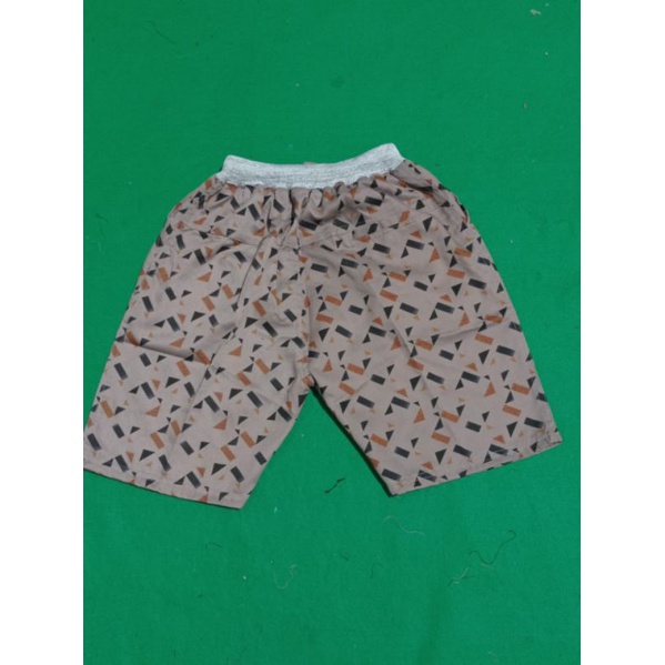 Celana Kolor Pendek Chino Pria Printing Motif