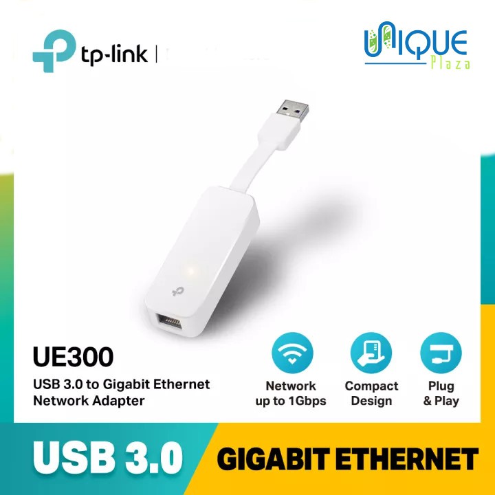 TP-Link TPLink UE300 USB 3.0 to RJ45 Gigabit Ethernet Network Adapter