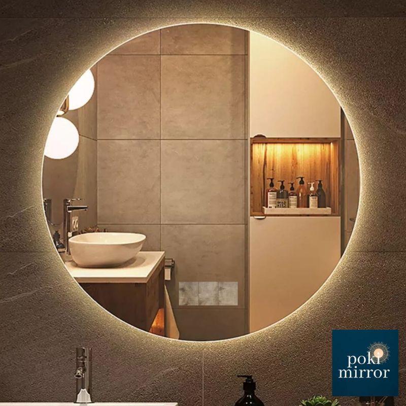 TOKO KACA RIAS DINDING - Kaca Estetik Lampu Strip LED Lingkaran