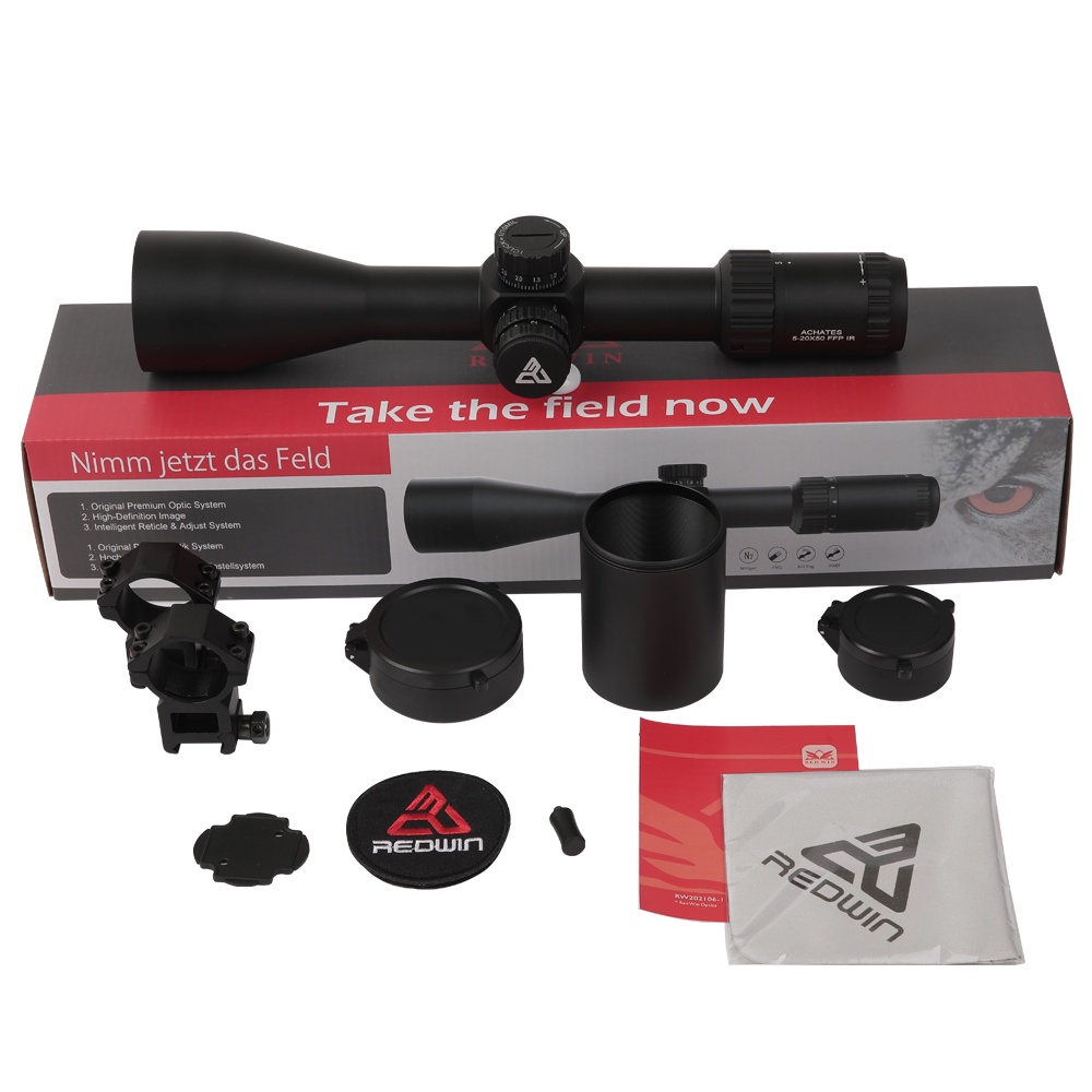 Teleskop Telescope Buntung REDWIN Achates 5-20x50FFP IR