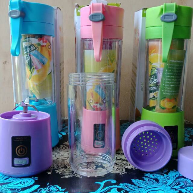 BLENDER PORTABLE JUS 4 MATA PISAU , blender jus , blender portable , blender instan , blender mini