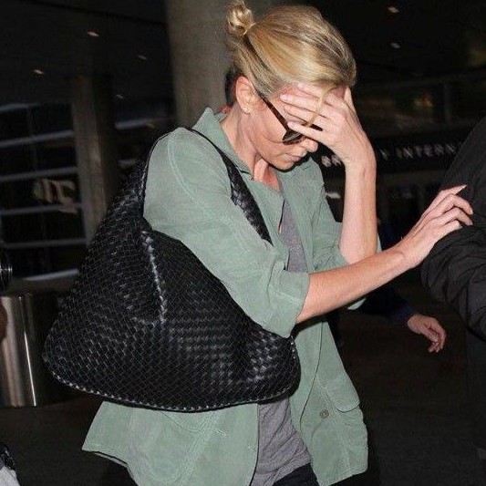 Tas Bottega hobo shoulder bag cewek wanita anyaman