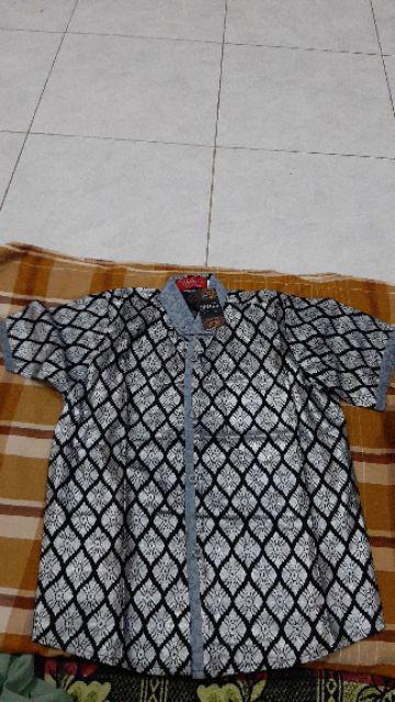 Kemeja Batik Katun Prada.bahan Lebih Tebal Tapi Adem Dan Serap Keringat