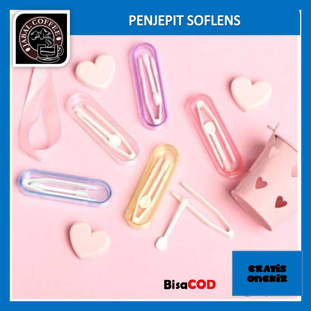 Jepit Jepitan Aplikator Soflens / Penjepit Soflens Warna / Penjepit Soflens Tongkat Stick Soflens Aplikator + Box 014