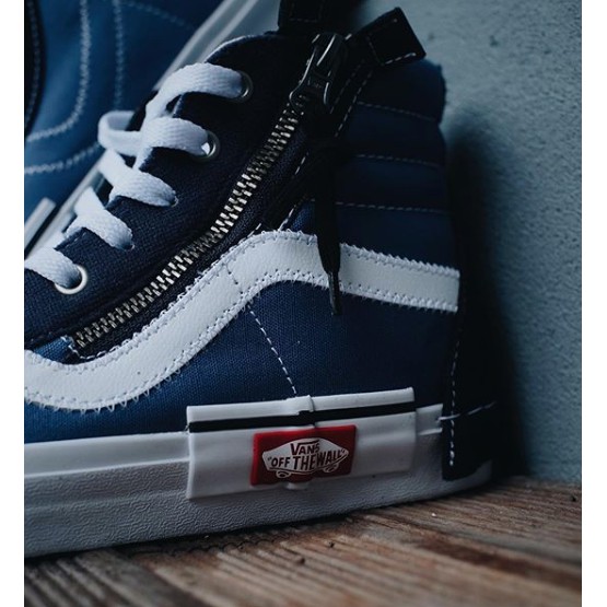 Vans Sk8Hi Cut and Paste Navy / Parisian Night