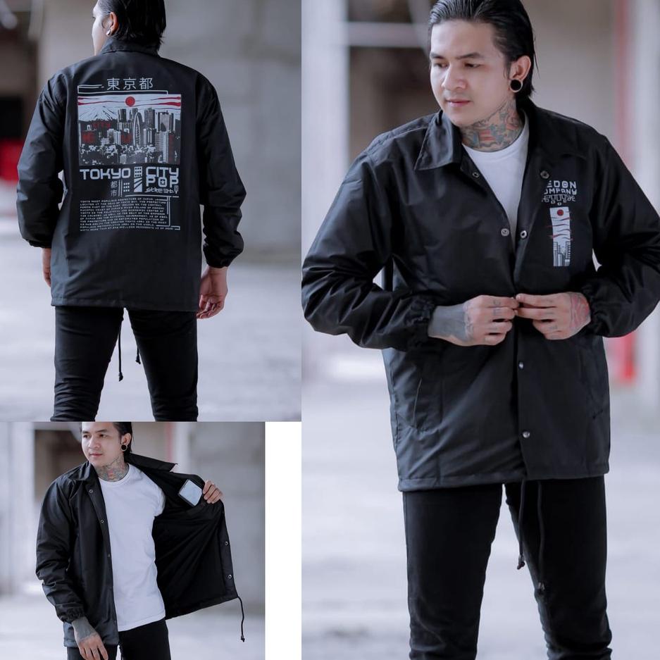⚡️Import Terbaik⚡️ Jaket Coach Erigo // Jaket Pria Coach // Sweater jacket bandung // Jaket Erigo Ap