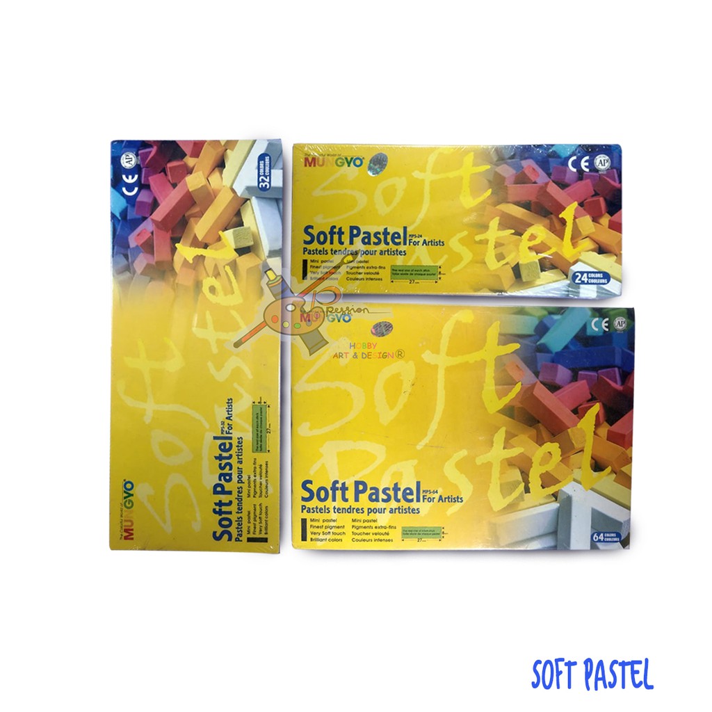 

MUNGYO SOFT PASTEL SET (24 WARNA, 32 WARNA, 48 WARNA, 64 WARNA)