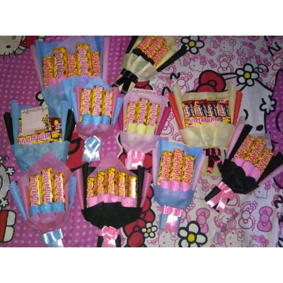 

㊋X Promo ♡ Buket snack bouqet snack Buket coklat buket silverqueen murahhh.. NEW PRODUCT 2389 ♛