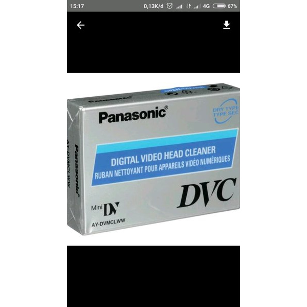 kaset pembesih handycam panasonic MD 10000