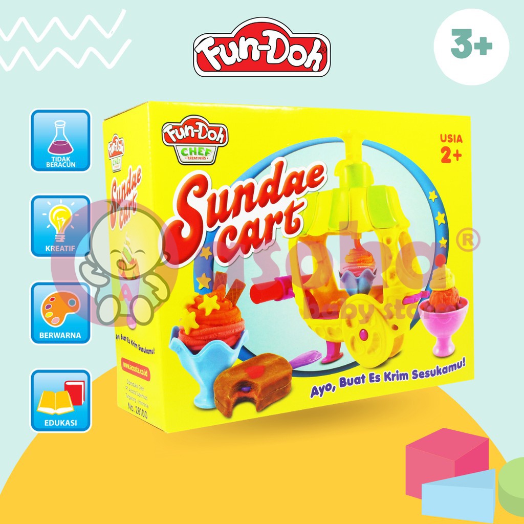 Fundoh Sundae Cart Mainan Edukasi Anak ASOKA