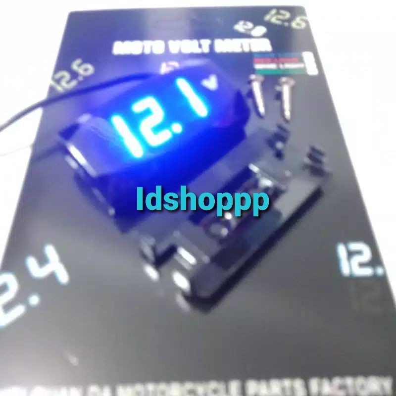 DIGITAL-UKUR AKI VOLT METER VOLTMETER DIGITAL VARIASI WATERPROOF UNIVERSAL