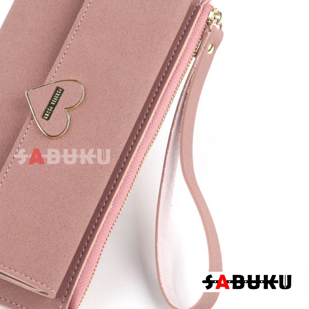 Dompet Wanita Elegan Dompet Panjang Fashion Korea Model Simple -083