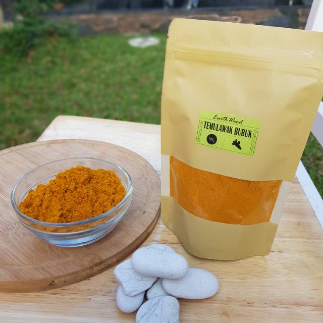 

Temulawak Bubuk Murni / Curcuma Powder Tanpa Gula 50 gram 100 gram EarthWood