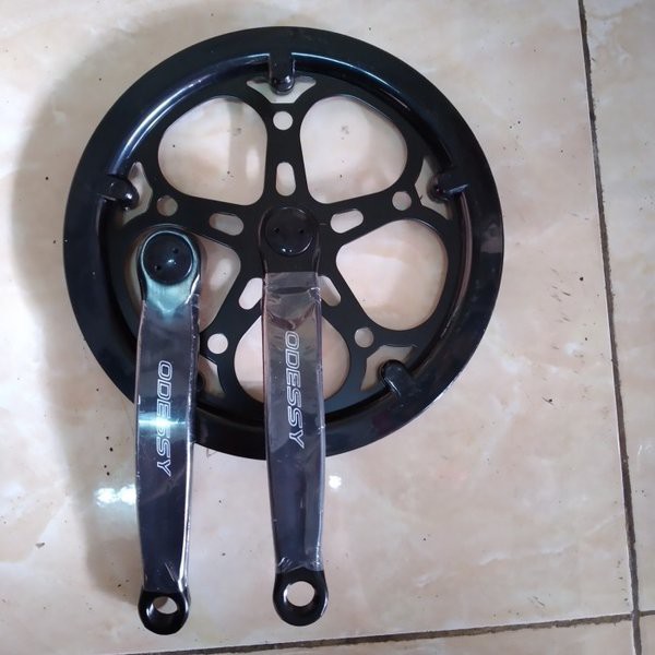 Crank Odessy 52T Single Speed Folding Bike MTB Minivelo Cocok