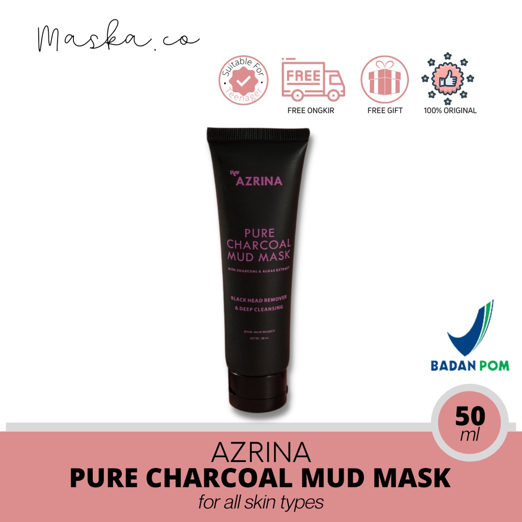 Azrina Pure Charcoal Mud Mask