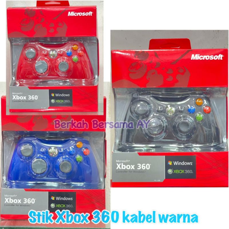 STIK XBOX 360 WARNA - STIK PC / LAPTOP - STIK XBOX 360