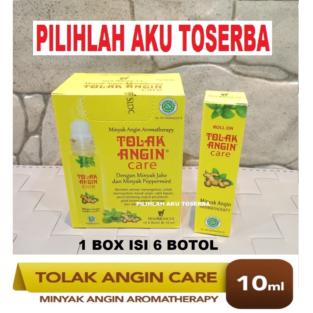 Tolak Angin Care Roll Minyak Angin Aromatherapy Sido Muncul - (1 DUS ISI 12 BOX )