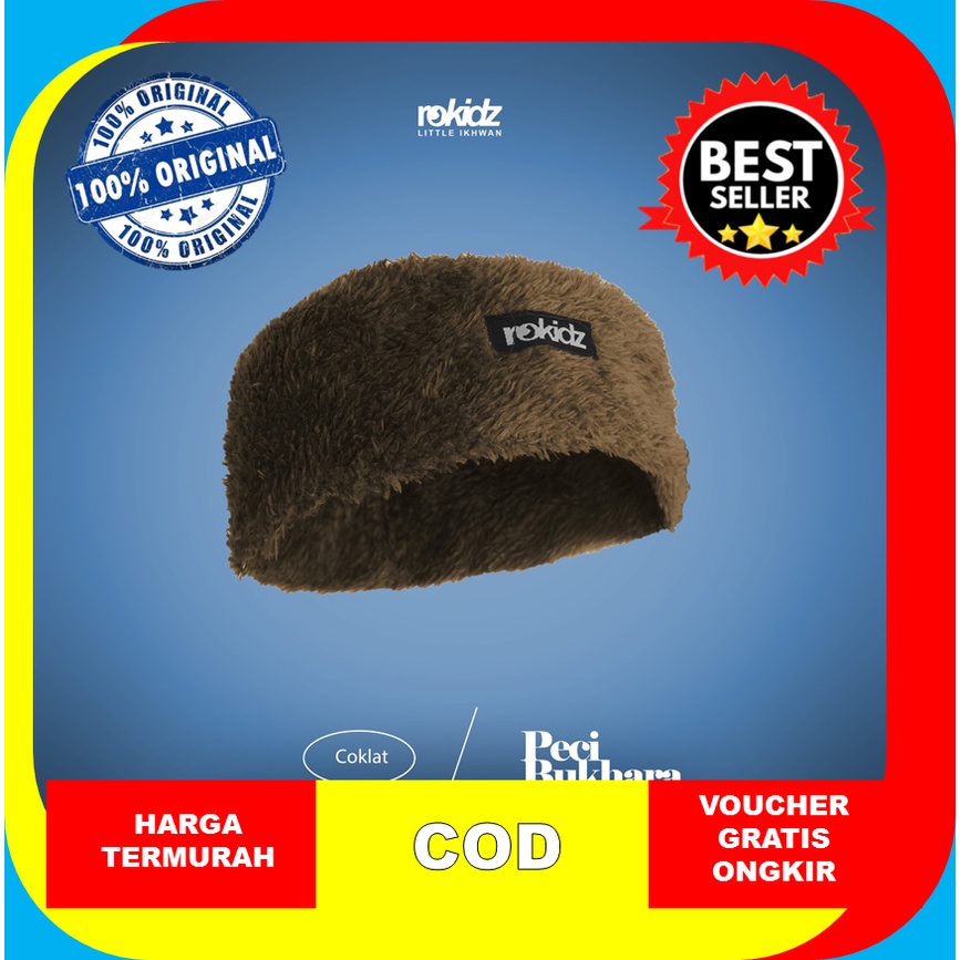 PECI BUKHARA ANAK KIDZ ROSAL | SONGKOK MUSLIM PAKISTAN | PECI HITAM MODEL TOPI UAS BEST SELLER