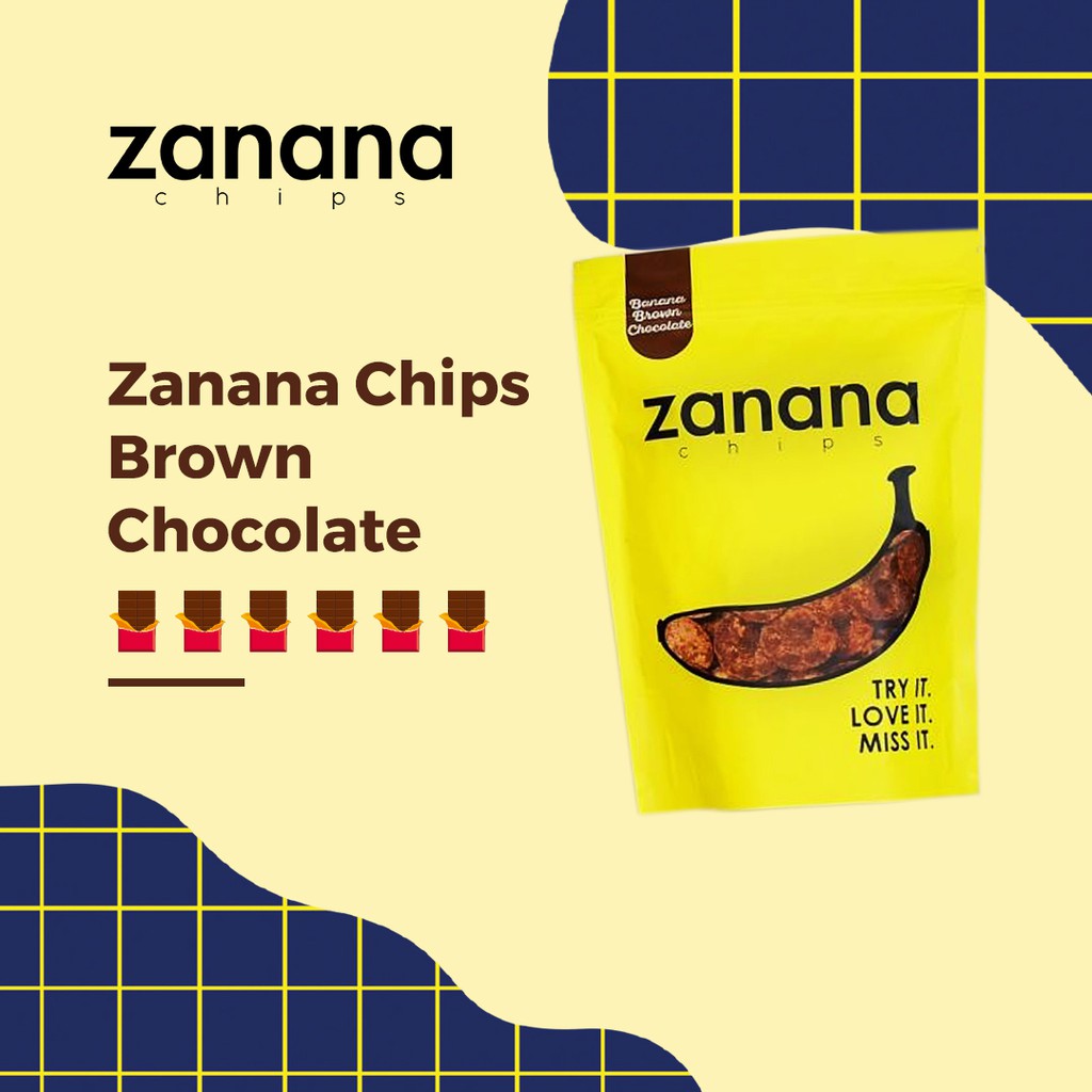 

ZANANA CHIPS (KERIPIK PISANG) - BROWN CHOCOLATE