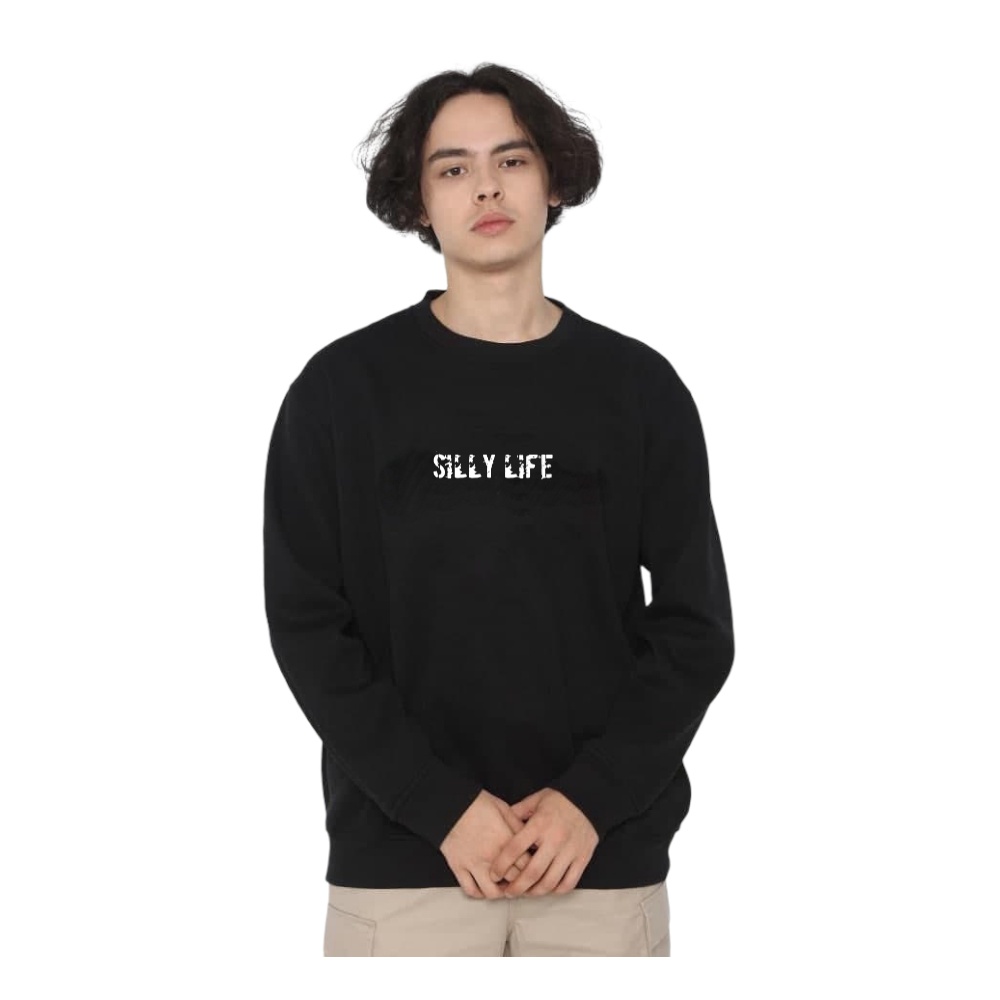 COD SWEATSHIRT CREWNECK BLACK SILLY LIFE EGTN SOMNIUM CN89