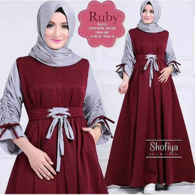RUBY DRESS / GAMIS RUBY MOSCREPE
