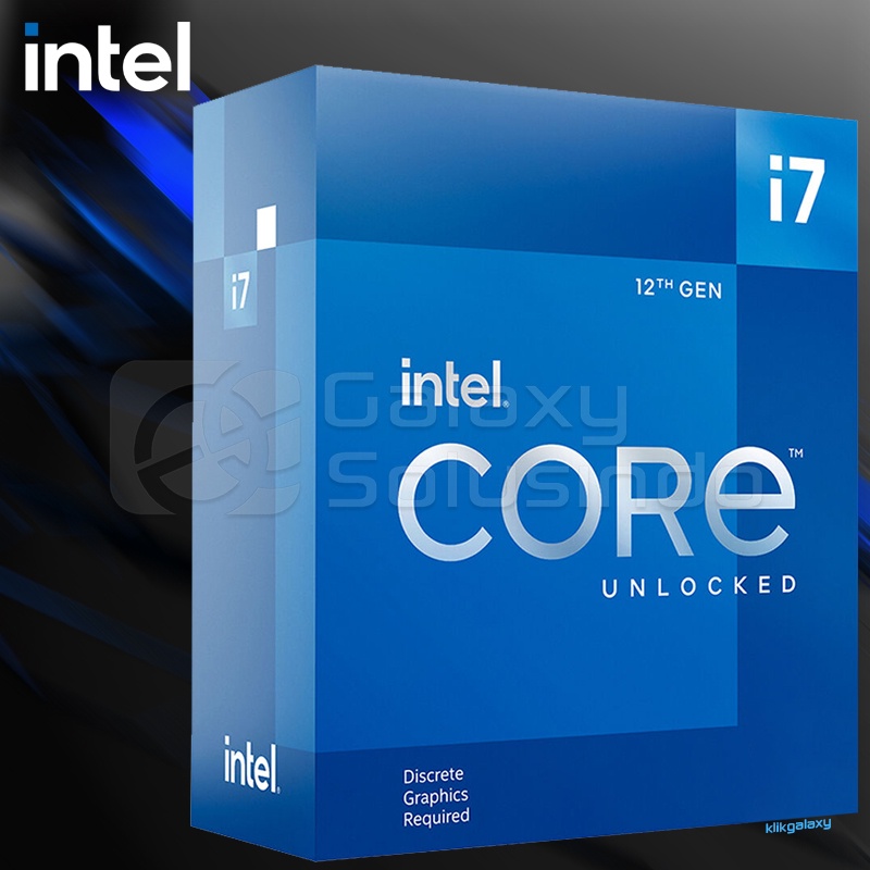 Intel Core i7-12700KF LGA1700 12 Core 20 Thread 12th Gen Alder Lake Processor