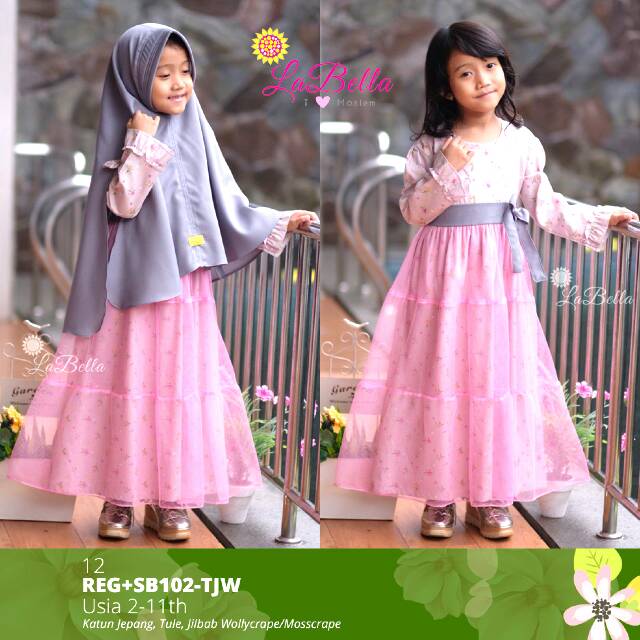 Gamis anak 3 tahun