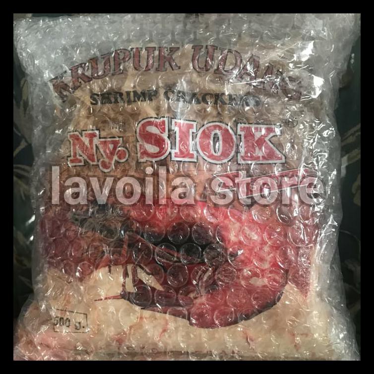 

Krupuk Kerupuk Udang Stick Stik Istimewa Ny. Nyonya Siok + Bubble Wrap Terbaik