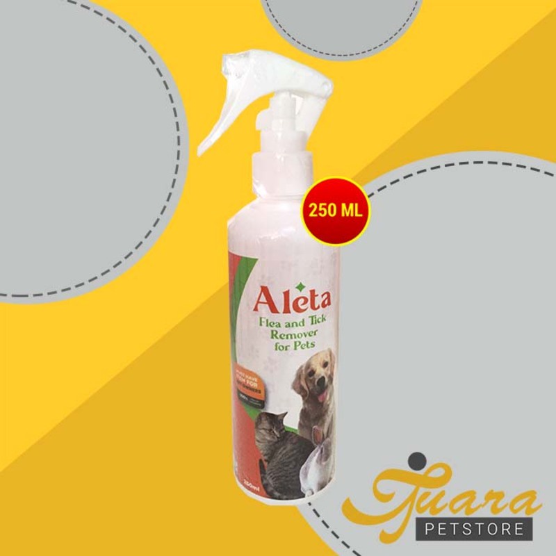 Aleta Pet Odor Remove Penghilang Bau Pipis Kandang Kucing Anjing 250ML