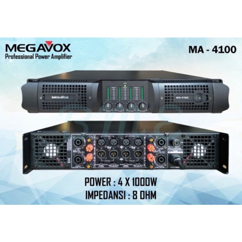 POWER AMPLI MEGAVOX MA-4100 / MEGAVOX MA4100 / MEGAVOX MA 4100