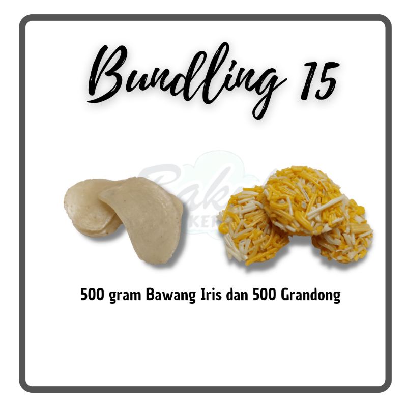 

Paket Bundling 15 Kerupuk Bawang Iris 500 gr dan Krupuk Grandong 500 gram