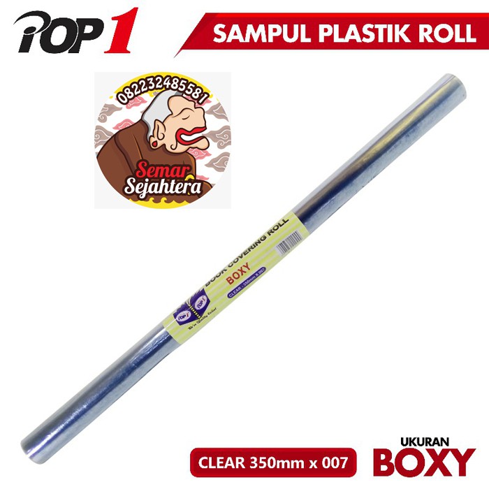 

[PCS] POP1 SAMPUL PLASTIK MIKA ROLL 340 X 4M BOXY*
