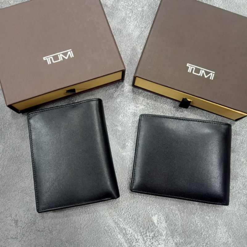 Dompet Tumi Leather Dompet Lipat Pria Kulit Asli Premium Quality