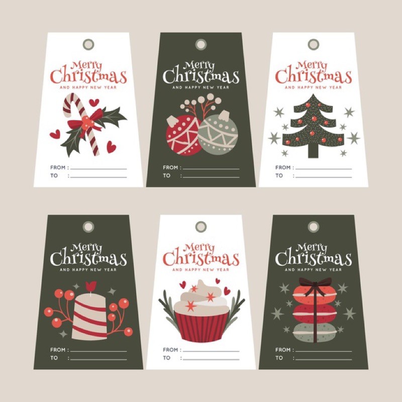 

CHRISTMAS TAG//TAG NATAL (isi 50 pcs)
