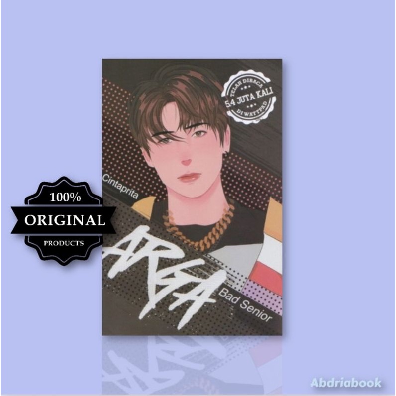 Buku novel Arga bad senior karya cinta printa