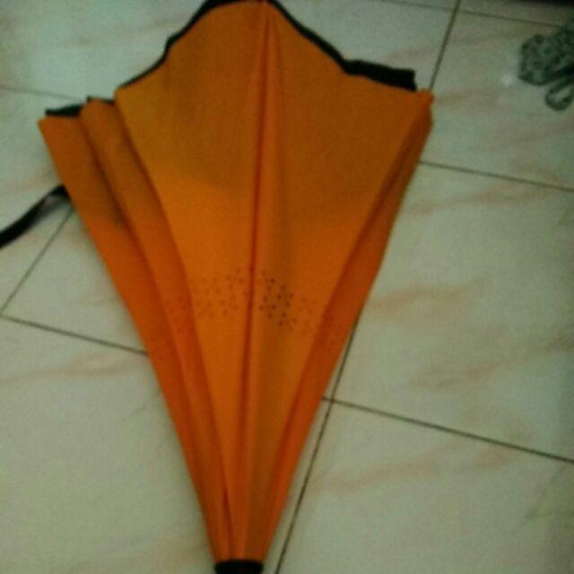 Payung Ajaib / Payung Kebalik / Payung Kekinian / Payung Gagang C / Perlengkapan Musim Hujan