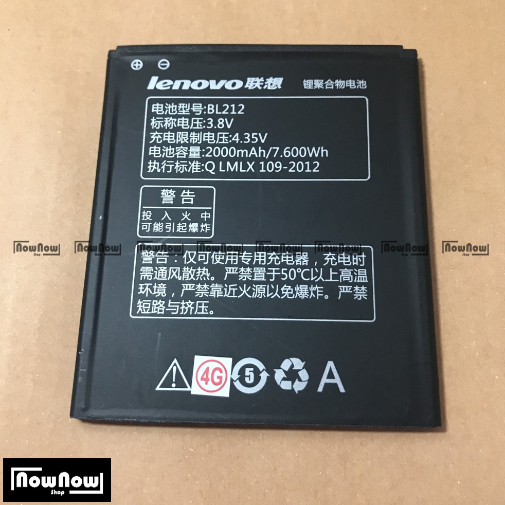 Baterai Lenovo A628T - A708 - S898T BL212 Original Batre Battery