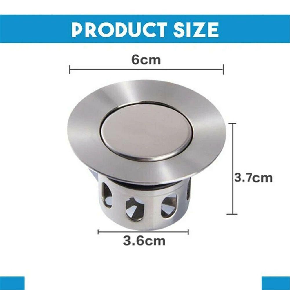Nanas Wastafel Cuci Bounce Drain Filter Aksesoris Kamar Mandi Universal Explosion-proof Wastafel Drain Plug