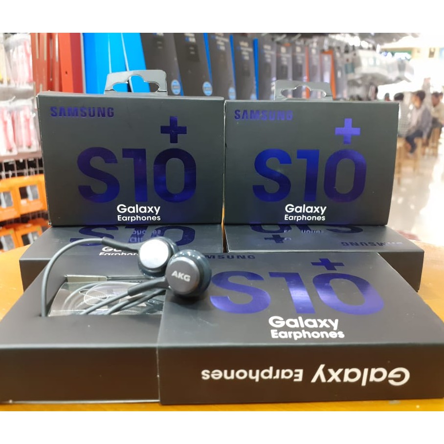 Earphone samsung akg s10+ / headset / earphone / handsfree samsung akg s10+ original 99%