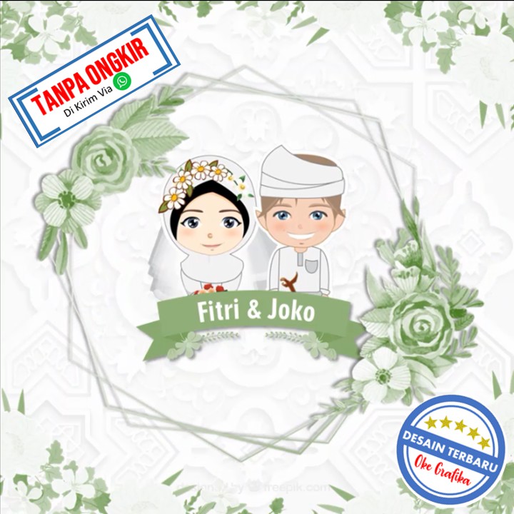 Undangan Digital Video Undangan Souvenir Pernikahan Unik Murah UDV-061