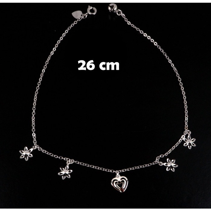 Gelang kaki putih xuping GK03