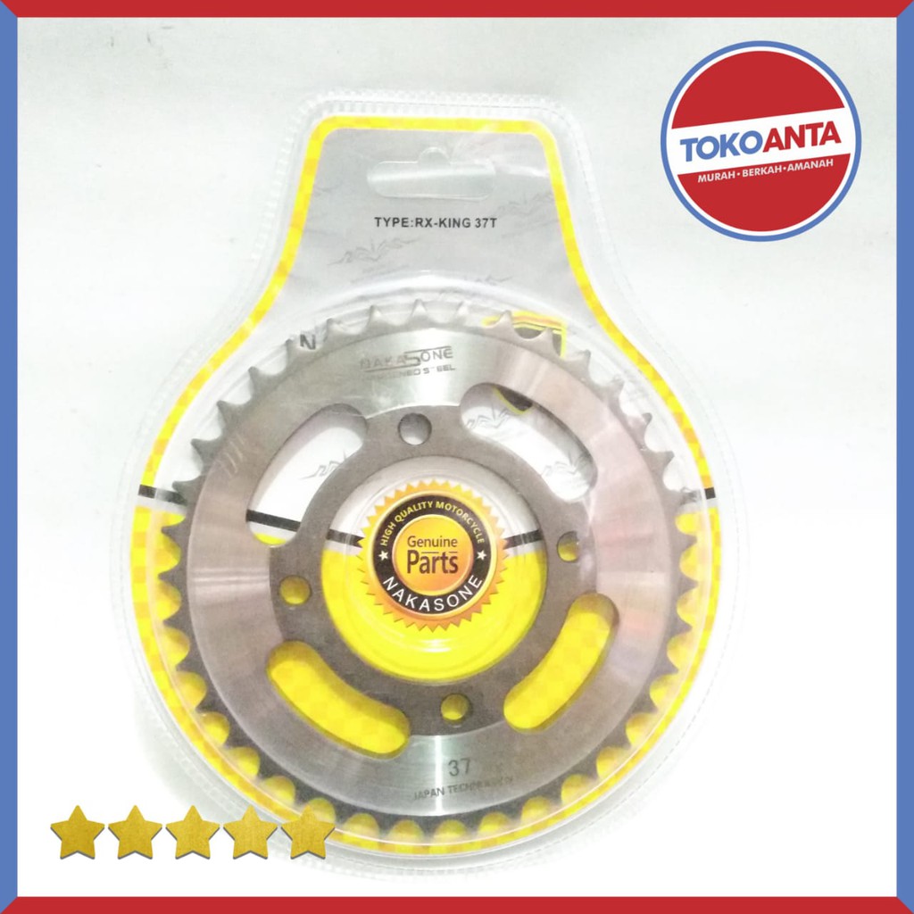 Gir Gear Belakang RXK RX King  428 428x37 428x40 37T 40T Nakasone