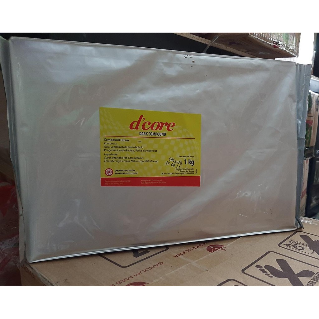 

Coklat D'Core 1KG / Dark Compound / Coklat Dcore Dark