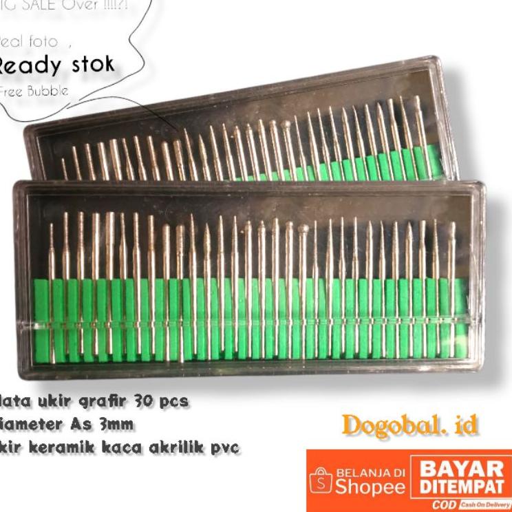 Bayar Di Tempat✽ Mata bor cun ukir grafir engraving Mata bor ukir keramik batu Bor mini grinder isi 