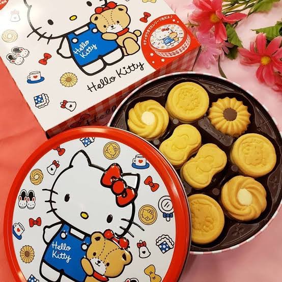 BOX KALENG KITTY storage box kotak bulat penyimpanan hello kitty hk storage box jumbo