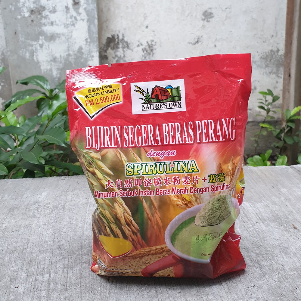 

Minuman Serbuk Instan Sereal Beras Merah Dengan Spirulina