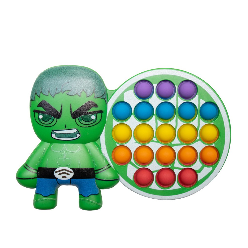 Mainan Anak Pop It Avengers Viral Toys Model Super Hero/Mainan Edukasi Popit Toys Model Robot-3