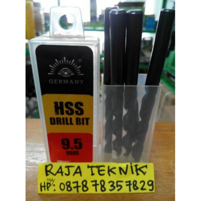 mata bor 9,5 mm Tjap mata / Mata bor Tjap mata 9,5 mm