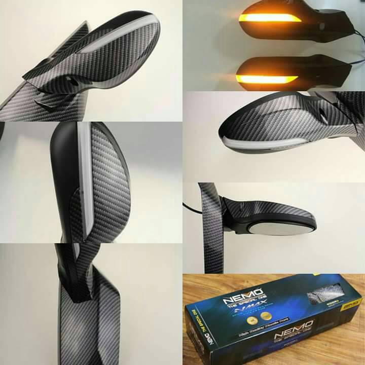 Spion Lipat Nmax Old/New Merk Nemo (Only Carbon)